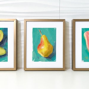 Avocado Oil Painting Giclée Print 5x7 Avocado Connection 2 image 7