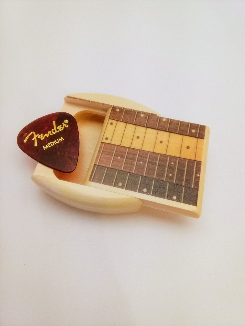 Guitar Pick Box Fret Board Design image 1