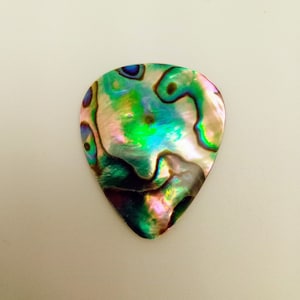 Guitar Pick- Genuine Abalone Shell