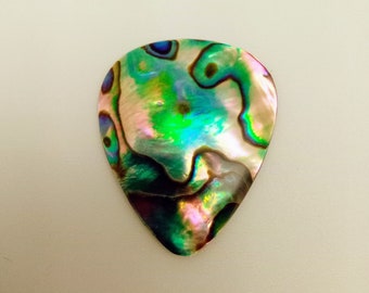 Guitar Pick- Genuine Abalone Shell