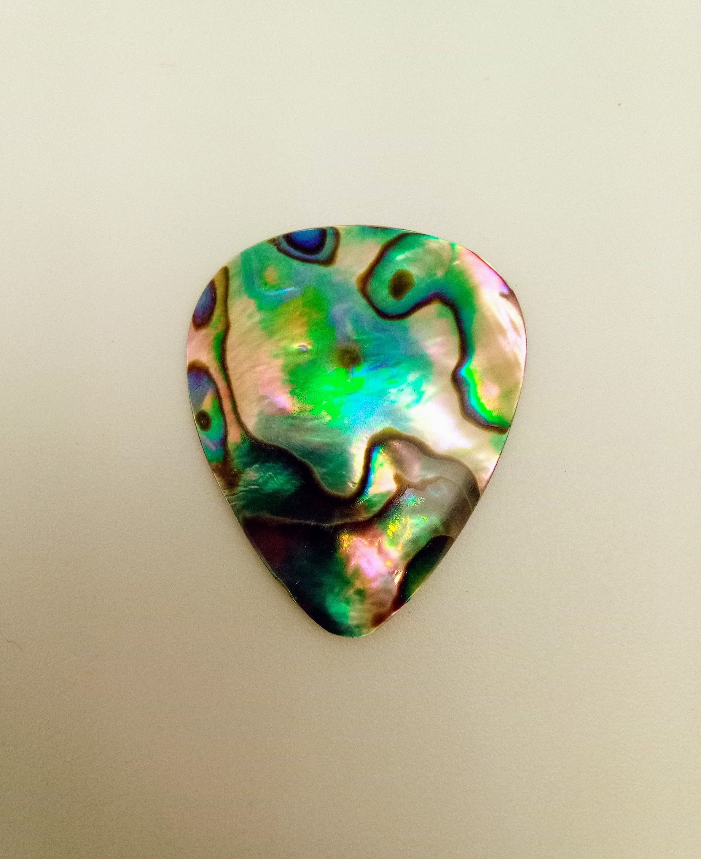 Guitar Pick Genuine Abalone Shell Etsy
