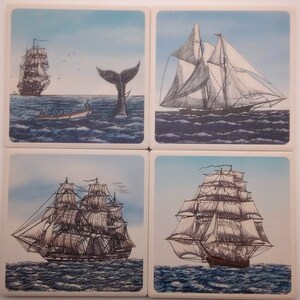 Ensemble de sous-verres - 4 sous-verres avec support