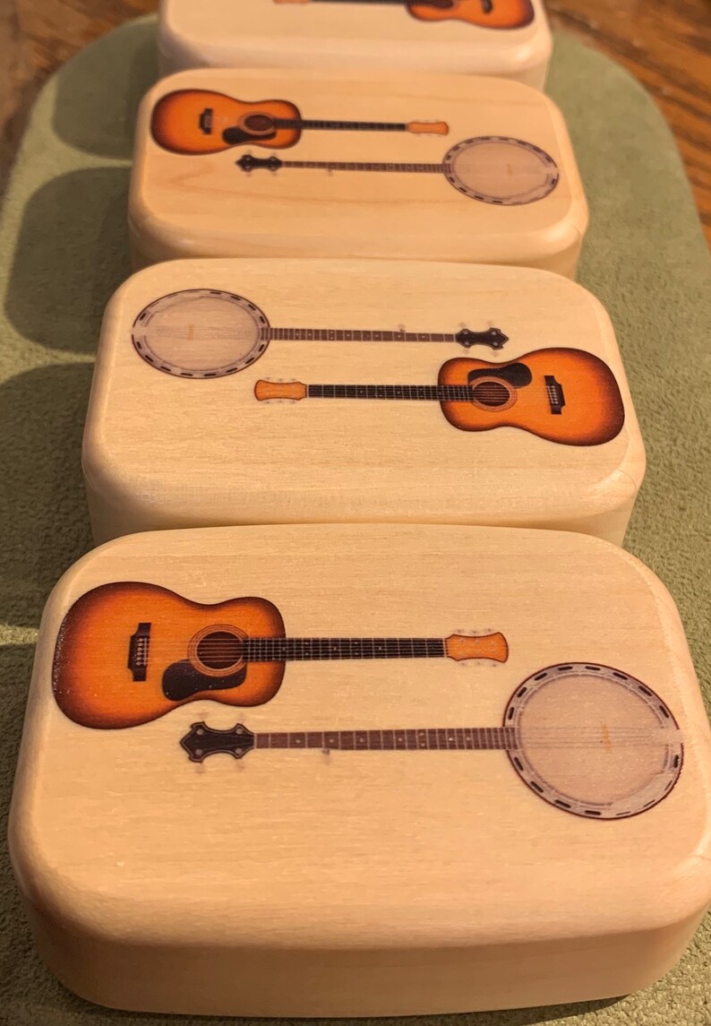 Guitar/Banjo Pick Box Etsy