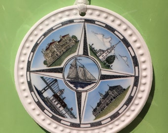 Christmas Ornament-Mariners Compass-Newport