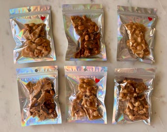 24 Pack - Peanut Brittle Party Favors | Wedding Favor Candy