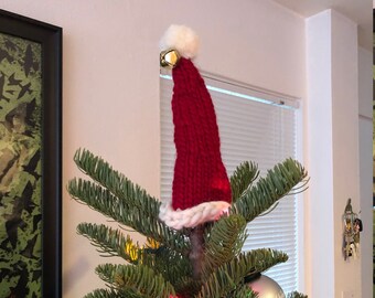 Medium Santa Hat Tree Topper