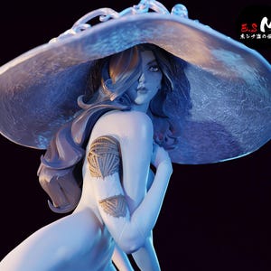 Escultura Sensual_Ranni_Fan Art sin pintar o completamente pintada / Escala a elegir / Hecha por encargo / Adulto / Maduro