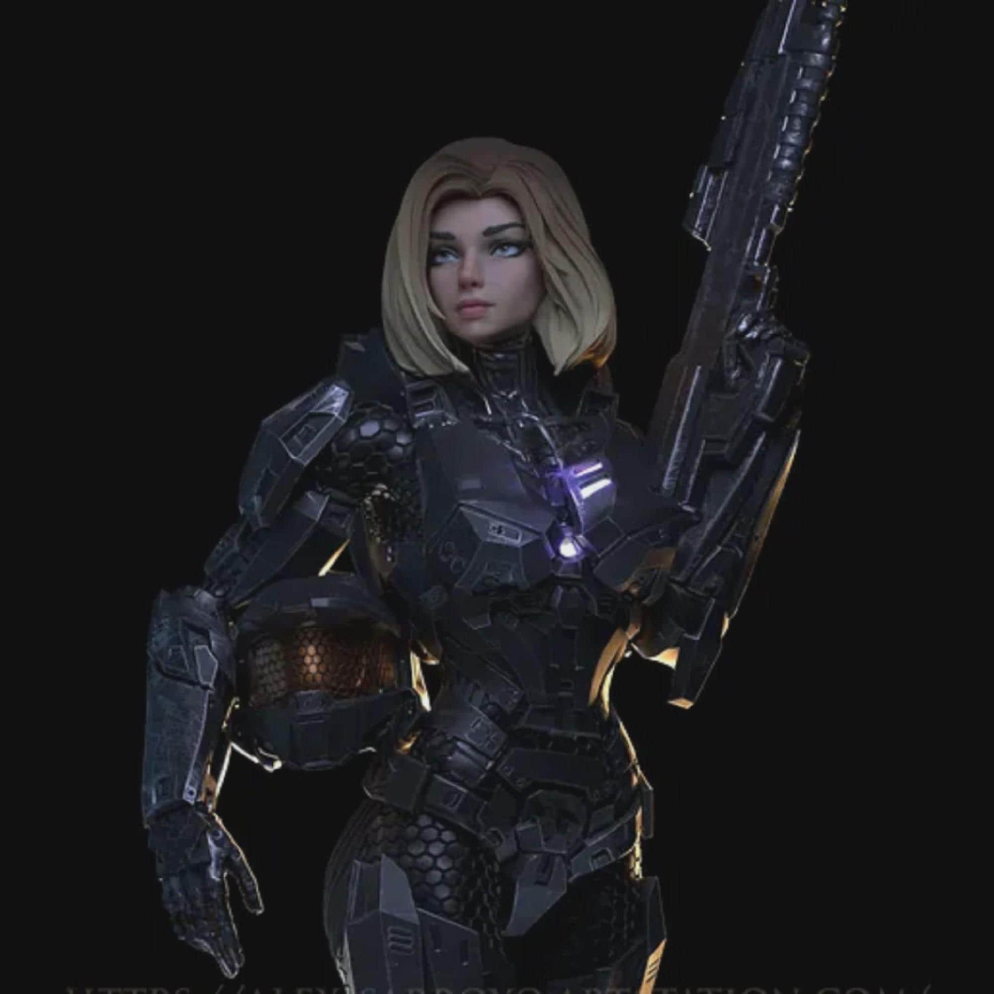 Halo Cortana Model