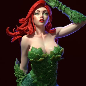 Poioson Ivy_ Fan Art)/ Sculpture Unpainted or Fully Painted / Scale to Choose  / Made to order Adult / Mature