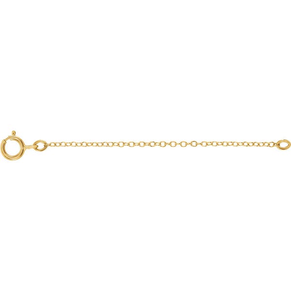 14k Solid Gold Chain Extender • 14k yellow gold chain extender • 14k rose gold chain extender • 14k white gold chain extender • real gold