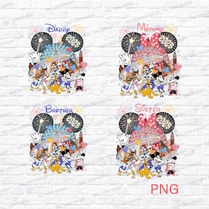 Custom Epcot Png, Castle Family Epcot Png, Family Vacation Png, Magic Kingdom Png, Vacay Mode Png, Mommy, Daddy, Sister, Brother Png