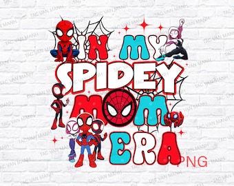 Maman Spider-Man PNG, téléchargement numérique drôle fête des mères Spider-Woman Design