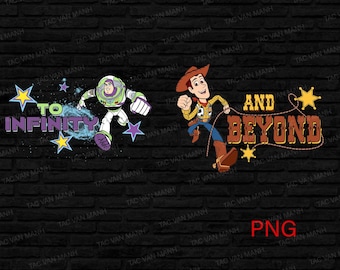 Zwei Unendlichkeit und darüber hinaus Png, Zwei Unendlichkeit und darüber hinaus Png, Toy Story Png, Familienurlaub Png, Freund Gruppe Png, Vacay Modus Png, digitale Datei