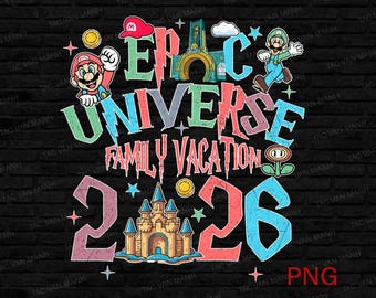 Epic Universe Family Vocation png, Universal  Family PNG, Epic Universe Design, Universal Studios Trip PNG, Family Vacation png