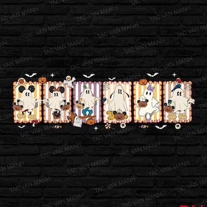 Disny Halloween Png, Halloween Matching Png, Disny Micke&#39;y and Friends Characters Halloween Bow Png, Disny Halloween Skeleton Png