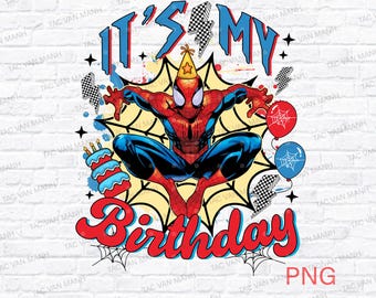 It's My Birthday Png, Spider Birthday Boy Png, Happy Birthday Png, In My Birthday Era, Spidey Png, Spidey Png, Checkered Lighning