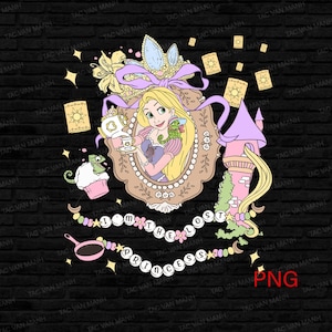 May include: A colorful graphic featuring a princess with long blonde hair, holding a teacup, and a green chameleon. The image includes a castle, a cupcake, and the text "I'm the lost princess".