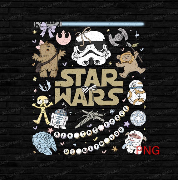 Coquette bows Star Wars Png, Vintage Galaxy's Edge May the Force be with you Png, WDW Disneyland Star Wars Family Vacation 2025 Png