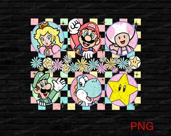 vintage Super Mario Png, Le film Super Mario Bros, Mario Trip Png, Super Mario mignon, Mario rétro 1985 png, voyage en famille png