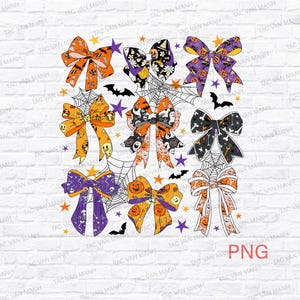 Coquette Halloween Png, Halloween Pumpkin png, Cute Ghost Png, Spooky Season Png, Retro Halloween Mama Png, Girly Coquette Bow Png