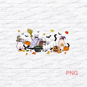 Black Cat Halloween Png, Ghost Cat Png, Halloween Png, Halloween Cat png, Fall Png, Retro Halloween Png,Spooky Season Png,Funny Halloween
