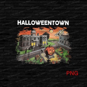 Halloweentown University Est 1998 PNG, Vintage Halloween png, Halloween png, Halloween Fall Pumpkin png, Retro Halloween, Fall png