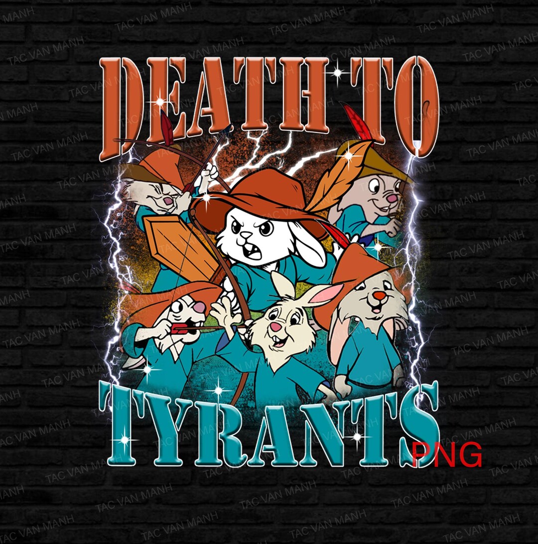 Angels Rabbit 70s Vintage 70s Skippy Rabbit Death to Tyrants Png, Retro Robin Hood Png ...