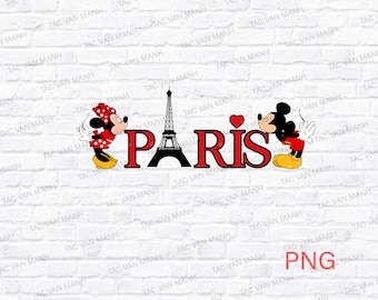 Paris Family Trip Png, Mouse and Friend Png, Family Vacation 2025 Png, Magical Kingdom Png, Matching Family, Vacay Mode,Paris Vacation