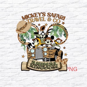 Animal Kingdom Png, Family Trip 2025 Png, Wild Trip Png, Magical Kingdom Png, Mouse And Friends Png, Family Vacation Png, Vacay Mode Png