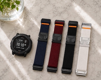 Parachute Nylon Band for Garmin Fenix 7, Rugged Military Strap Men, QuickFit 22mm 26mm, Fits Fenix 8 7X 6X 5X Plus, Tactix Enduro