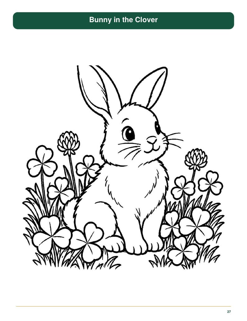 Mystery Garden Coloring Book | 40 Page Printable PDF for Kids Ages 5-8 ...