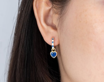 Robert Lee Morris Soho Abalone Gem Heart Dangle Drop Earrings | Dillard's