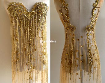 golden spider web dress Aconiconi Luxury Yellow French Print Loose Long Resort Dress main image 0