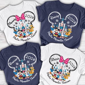 Custom Disney Trip Shirts 2026, Disney Family Vacation Shirts, Disney Family Trip, Disney Birthday Trip Shirt, Disney Vacation Group Shirts