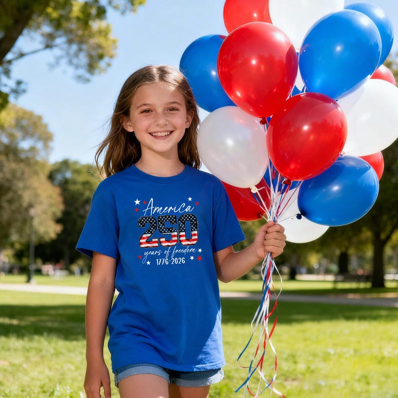 USA 250th Anniversary Shirt, 4th July Tee, USA 250th Anniversary Independence Day Shirts, 4th July 250th Year Shirts, 4th July Family Shirts image 7