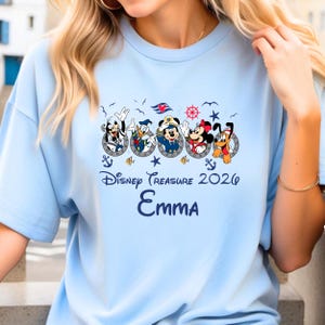 Custom Disney Cruise Shirts, Disney Cruise Shirts 2026, Disney Family Cruise Shirts, Disney Cruise Squad Shirts, Disney Cruise Adventure Tee image 2