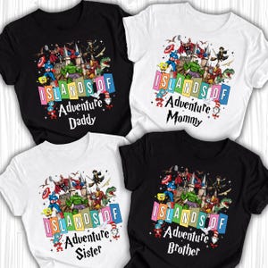 Custom Islands of Adventure Shirts, Islands of Adventure Name Shirt, Islands Of Adventure Family Trip Shirt, Islands of Adventure Trip