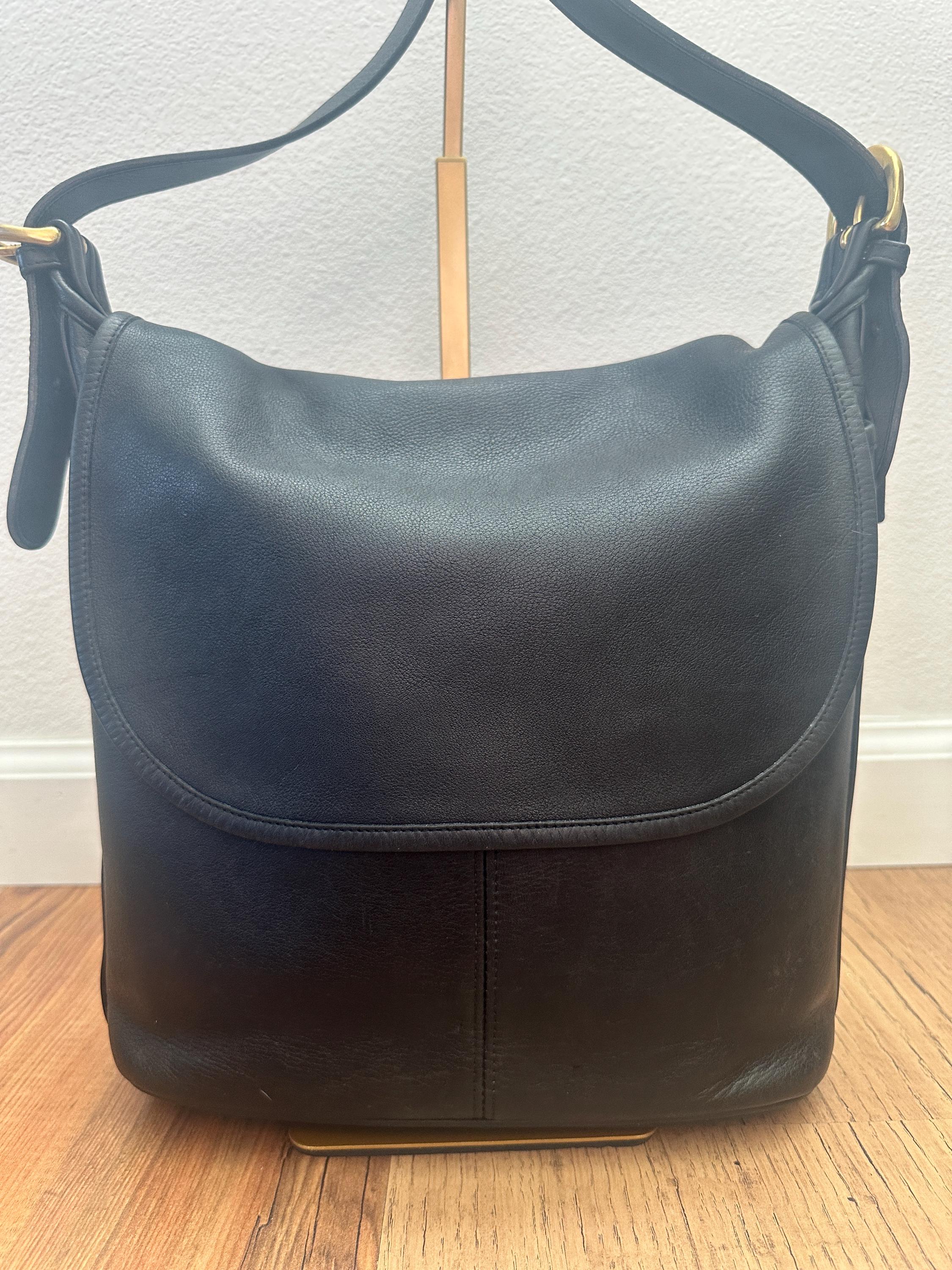 美品 Vintage COACH ショルダーバッグ 4115 グリーン Extremely Rare Made In USA Old Coach 4115 Shoulder Bag Dark