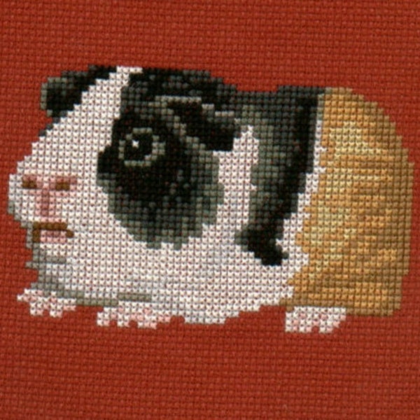 Guinea Pig counted cross-stitch chart