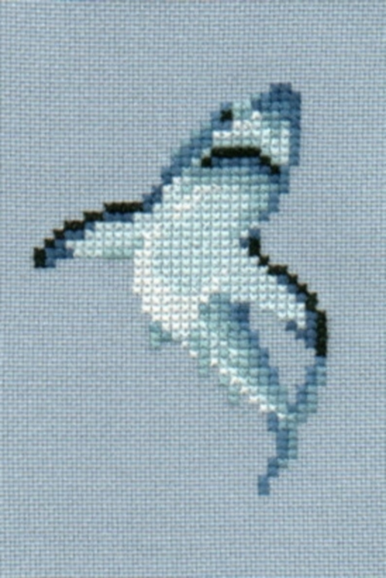 Great White Shark 2 cross stitch chart image 1