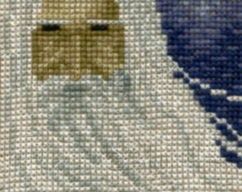 The Wind In The Wizard counted cross-stitch chart