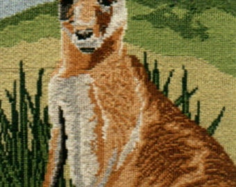 The Grey Kangaroo counted cross-stitch chart