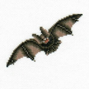 Vampir-Fledermaus Kreuzstichvorlage