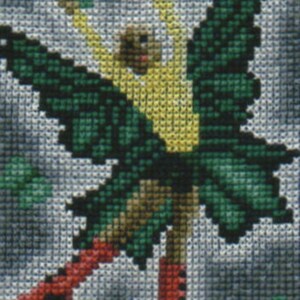 Butterfly Fairy counted cross stitch chart