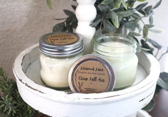 8oz Organic Soy Candle
