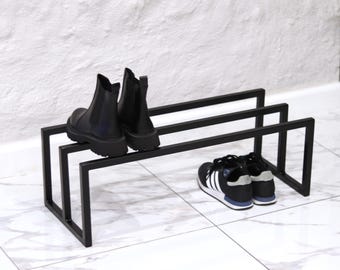 Scarpiera in metallo per ingresso: moderno organizer per scarpe indipendente