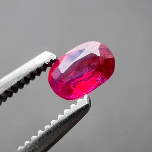 0.290 CT Natural Ruby Cut Unheated Loose Gemstone Faceted from Afghanistan
