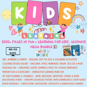 Ultimate Busy Book Resource for Kids Learning: 8000 Printable ...