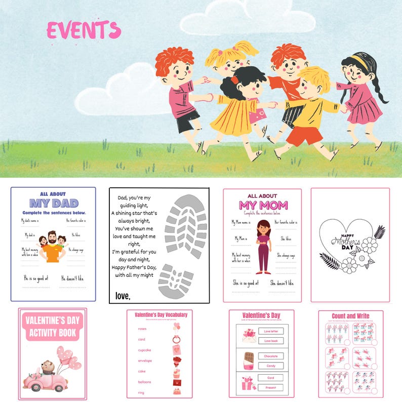 Ultimate Busy Book Resource for Kids Learning: 8000 Printable ...