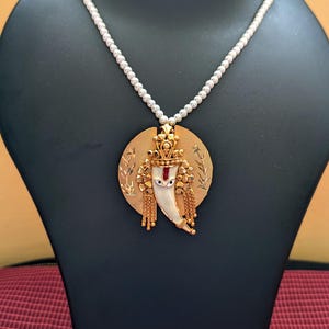 Lord Ganesha pendent - 24K gold plated copper based jewelry